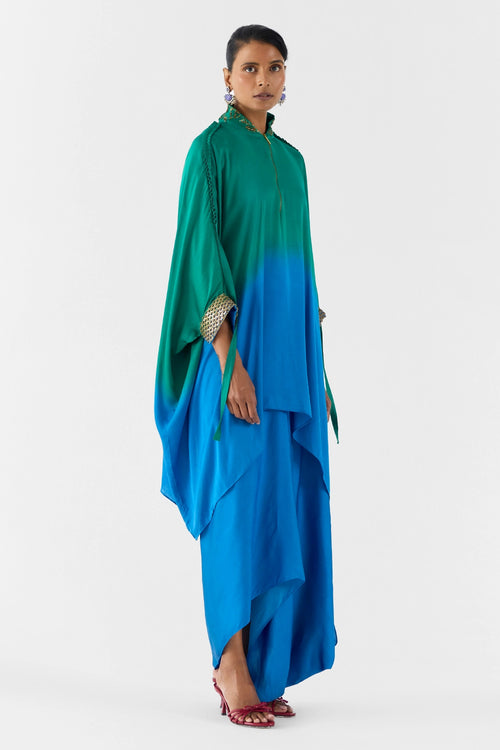 Jasper Ombre Kimono And Knot Skirt