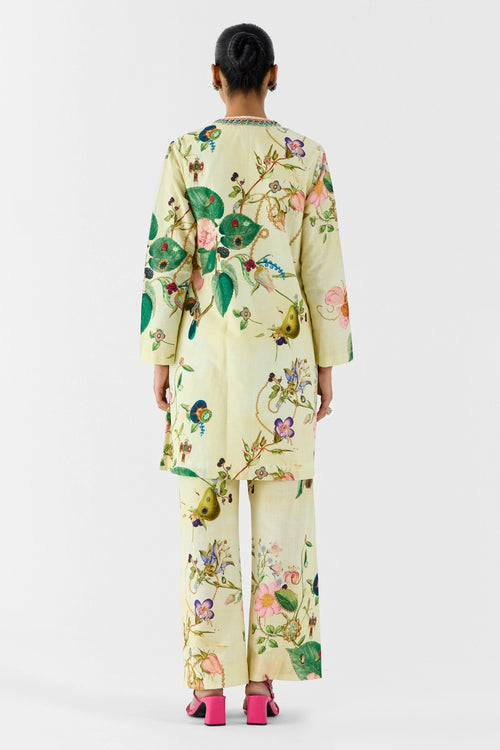 Blossom Stonework Kurta & Pants