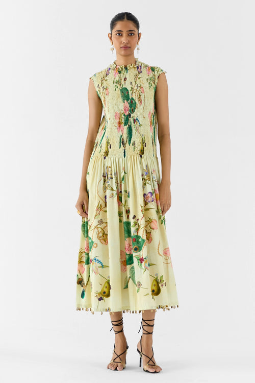 Blossom Ruching Dress
