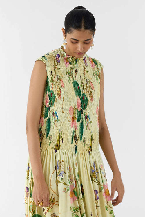 Blossom Ruching Dress