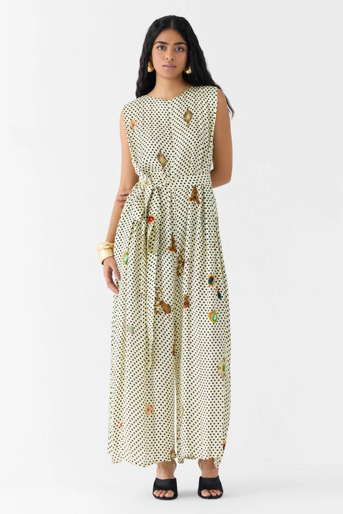 Pearl Polka Dot Jumpsuit