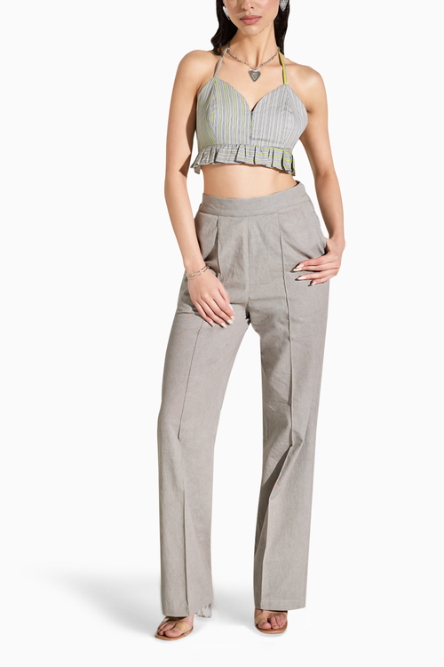 Lime Lined Bralette Set