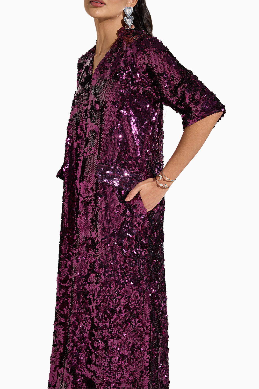 Sangria Sequence Kaftan