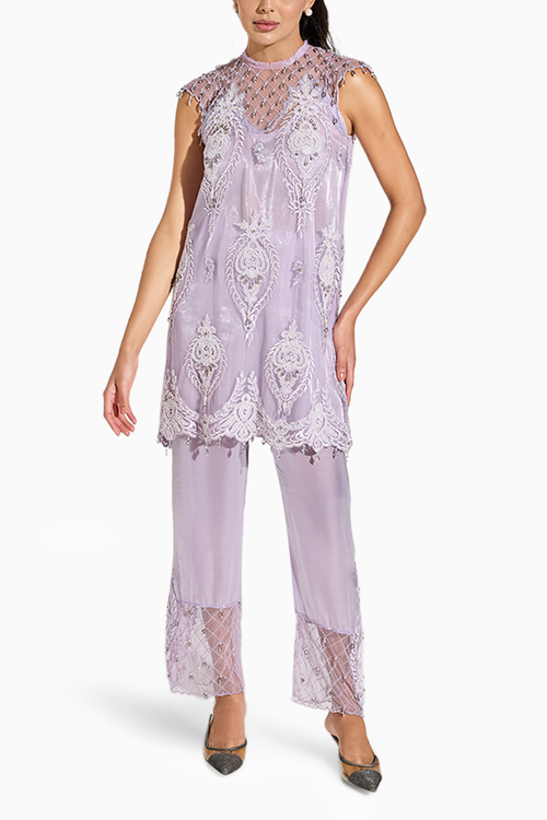 Beaded Lilac Set