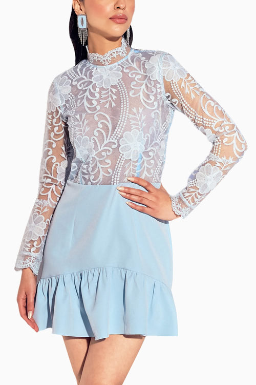 Organza Frill Dress