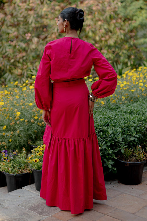 Pink Clove Top wth Skirt
