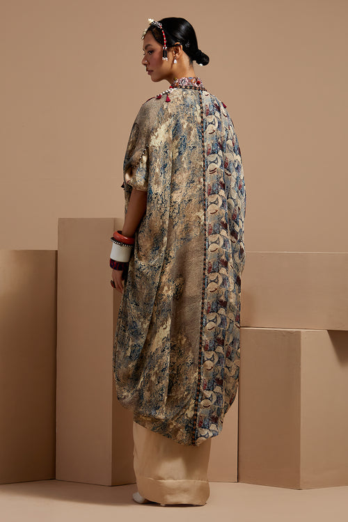 Multi Basque Ritu Kaftan Dupatta Jacket