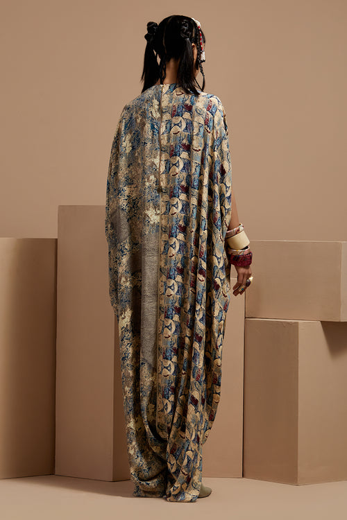 Multi Basque Vayu Kaftaan Jumpsuit