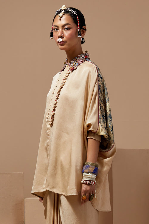 Ecru Basque Mandala Shirt