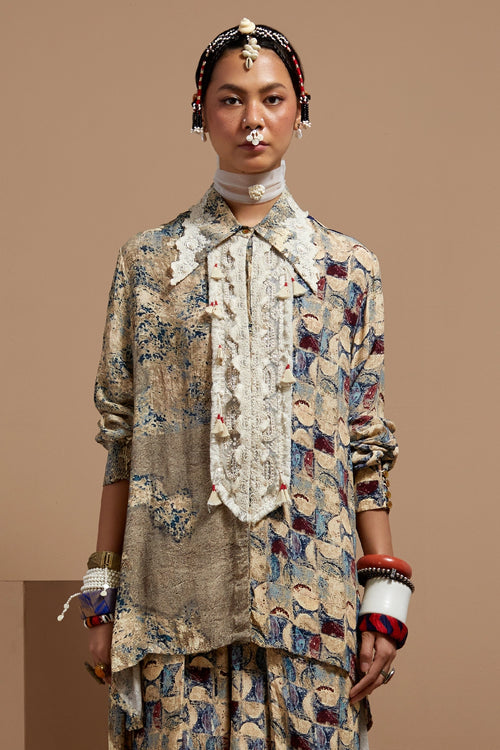 Multi Basque Atri Straight Shirt