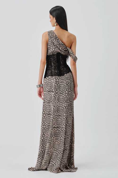 Tara Ajrakh Gown
