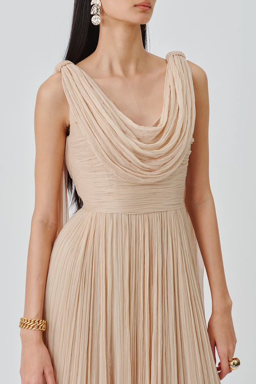 Athena Ruched Gown