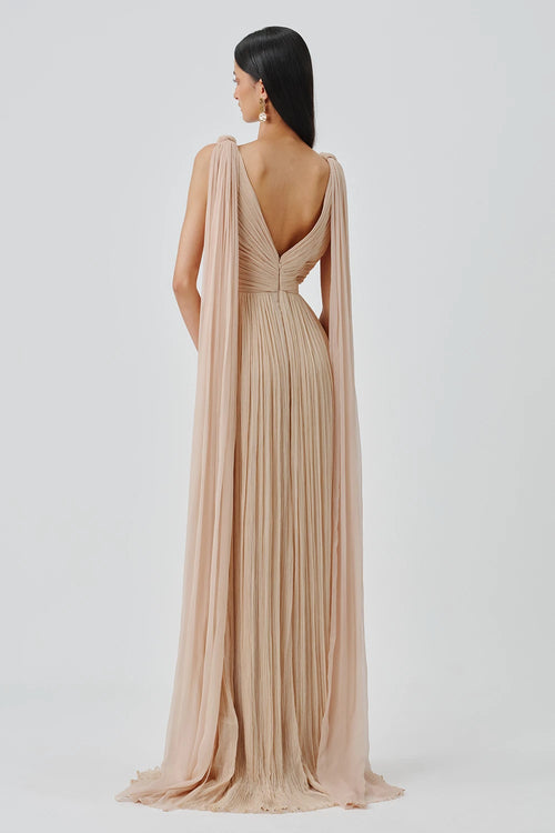 Athena Ruched Gown