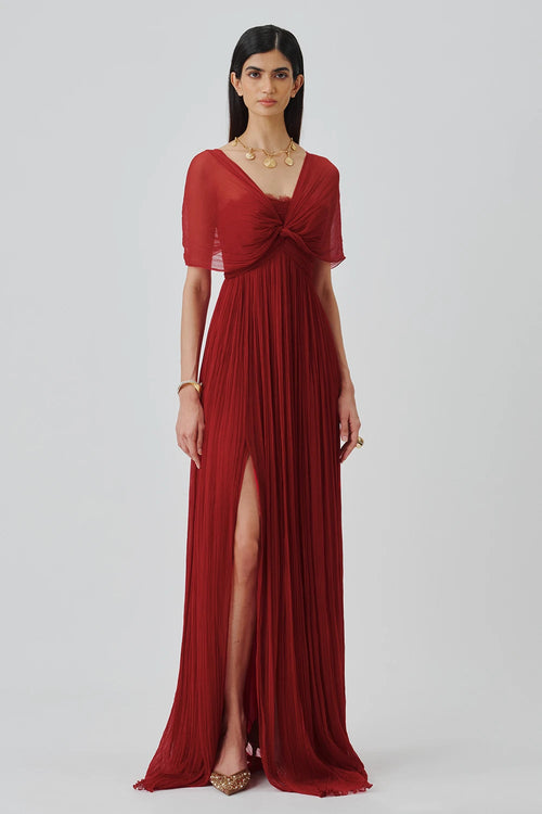 Scarlet Muse Ruched Gown