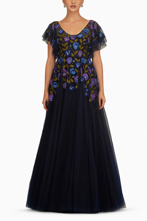 Pansy Tulle Gown
