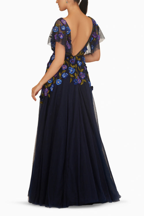 Pansy Tulle Gown