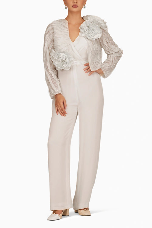 Jumpsuit with Jacket and Belt