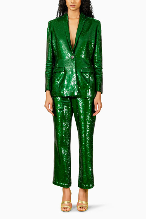 Pigment Green Mini Blazer Dress