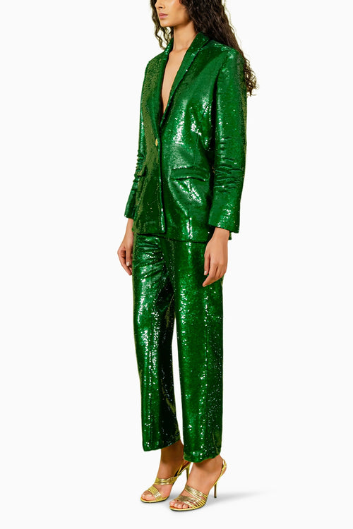 Pigment Green Mini Blazer Dress