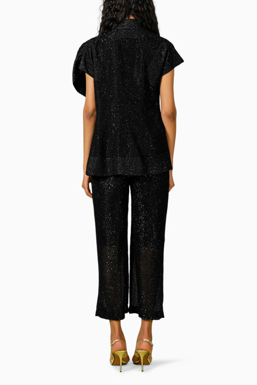 Black Dotted Co-ord Set