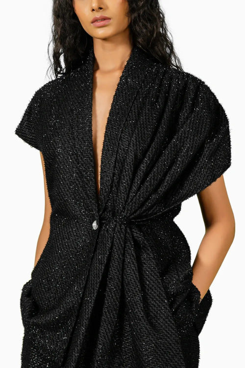 Black Dotted Co-ord Set