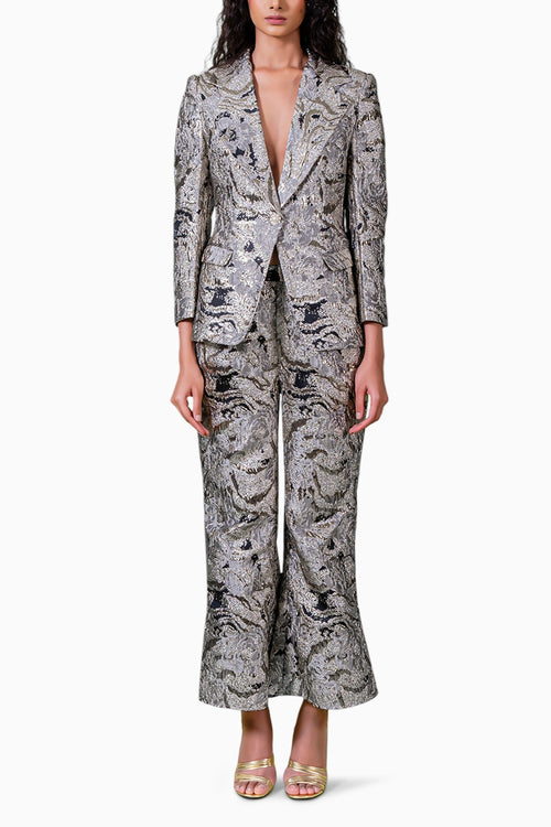 Black Gold Blazer Co-ord Set