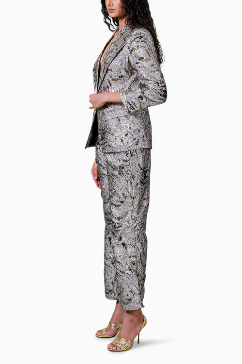 Black Gold Blazer Co-ord Set