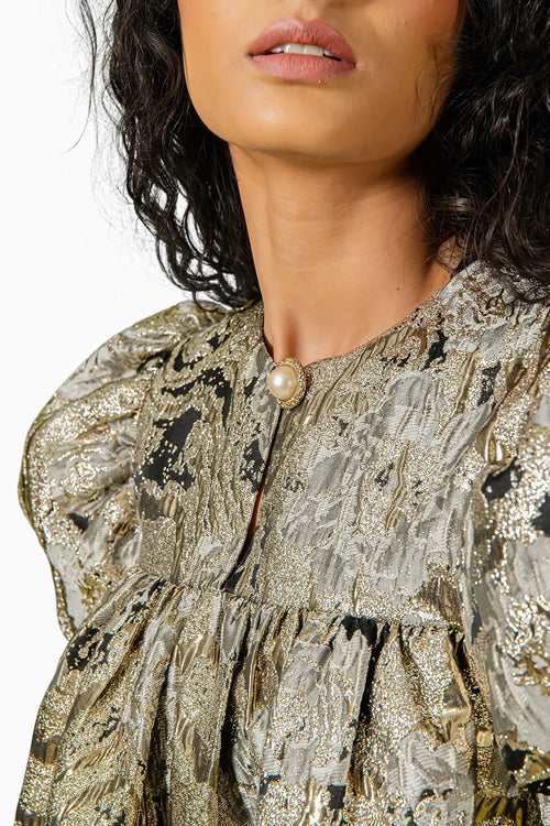 Black Gold Co-ord Set