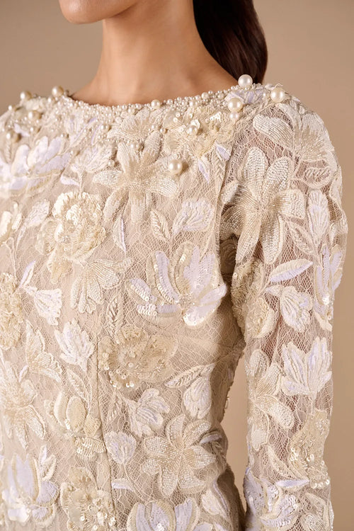 Floral Lace Bodycon Dress