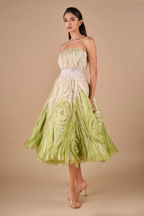 Textured Sequin Midi