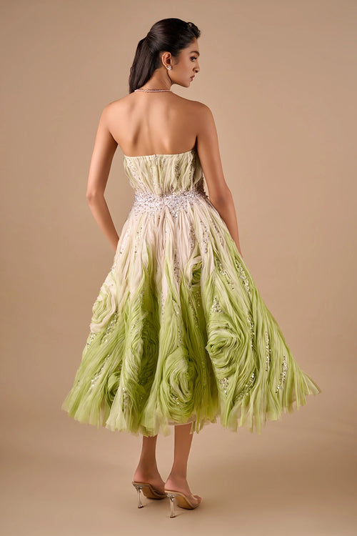 Textured Sequin Midi