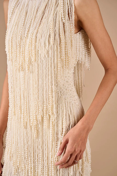 Pearl Fringe Dress