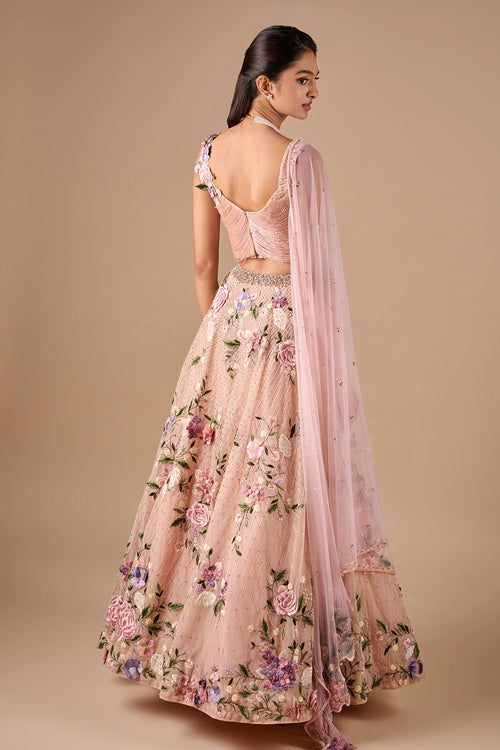 Bridal Floral Skirt Set