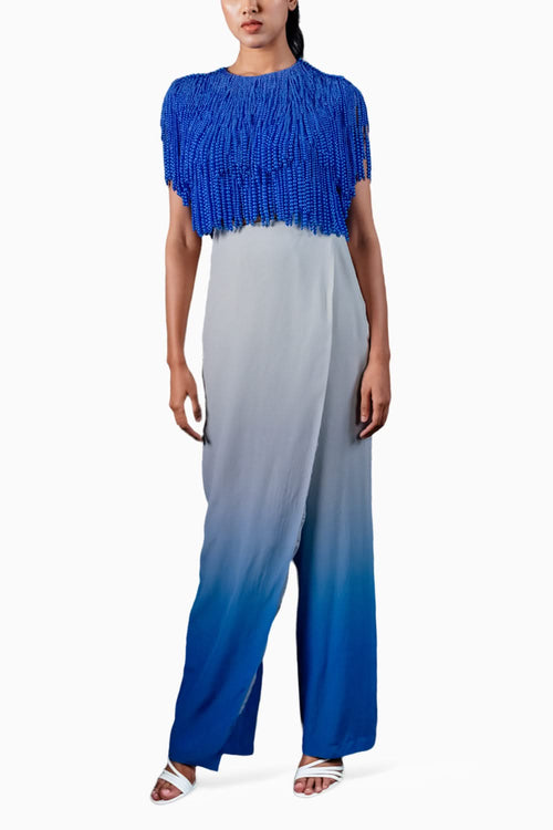 Pearl Fringe Top with Ombre Flapper Pants