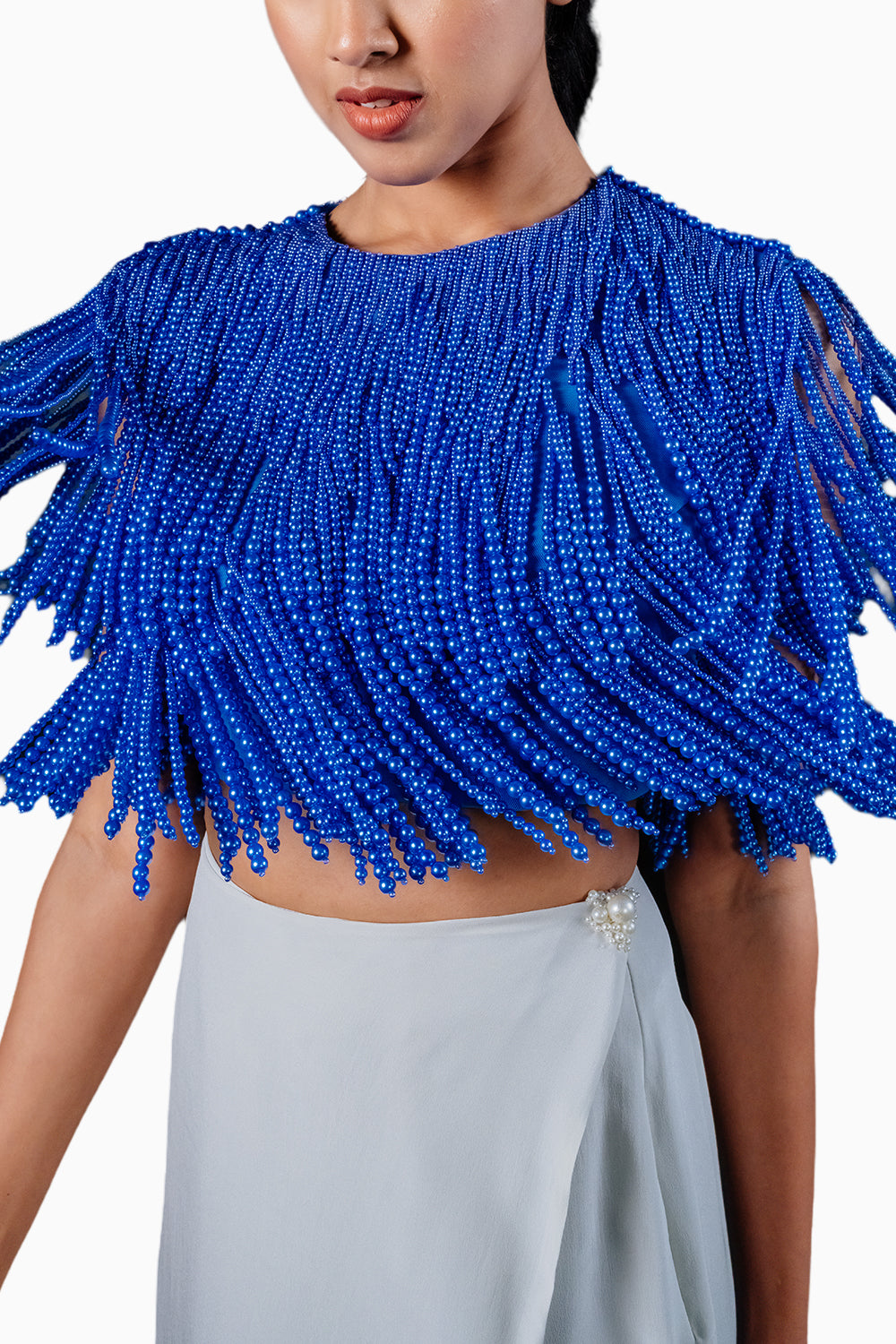 Pearl Fringe Top with Ombre Flapper Pants