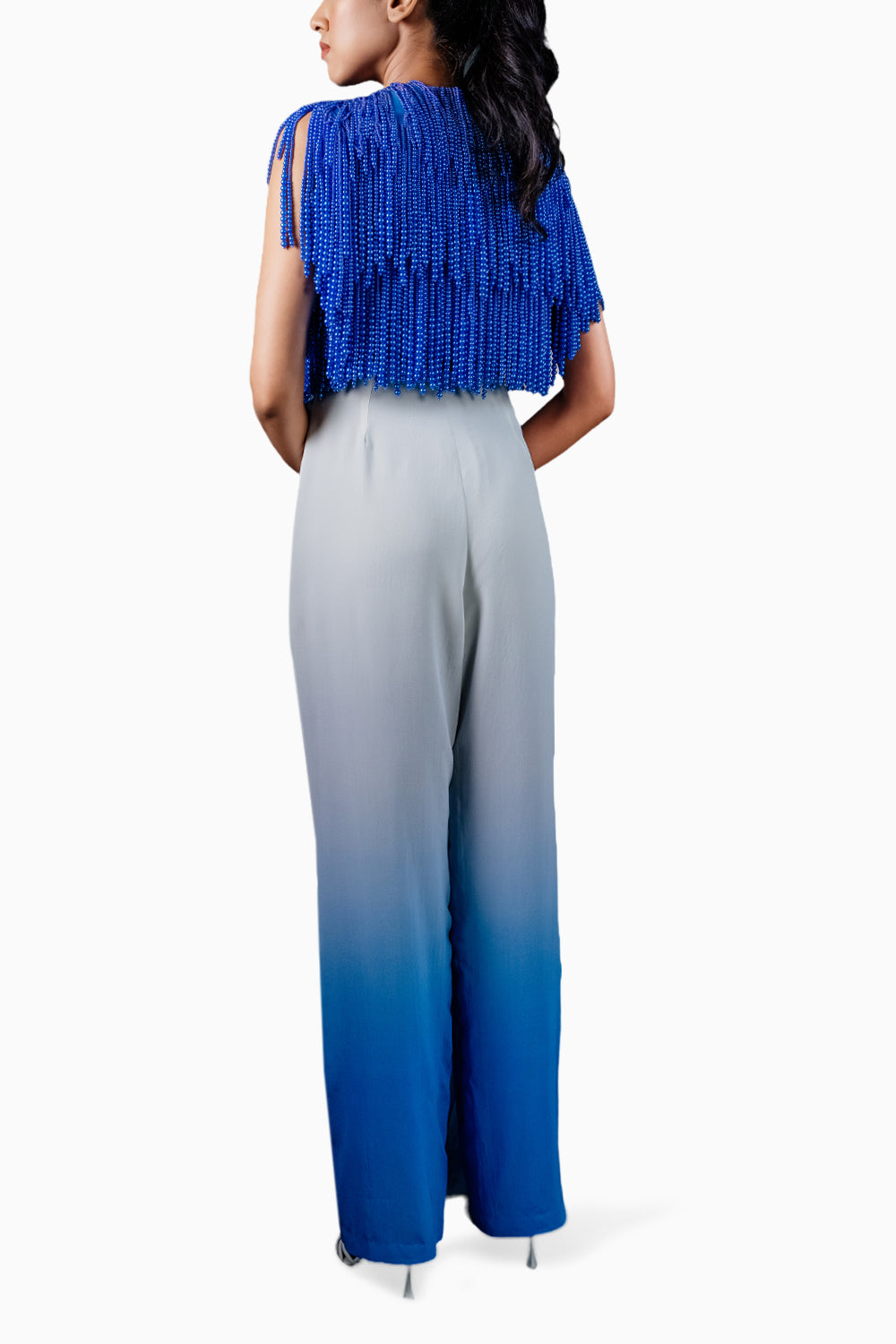 Pearl Fringe Top with Ombre Flapper Pants