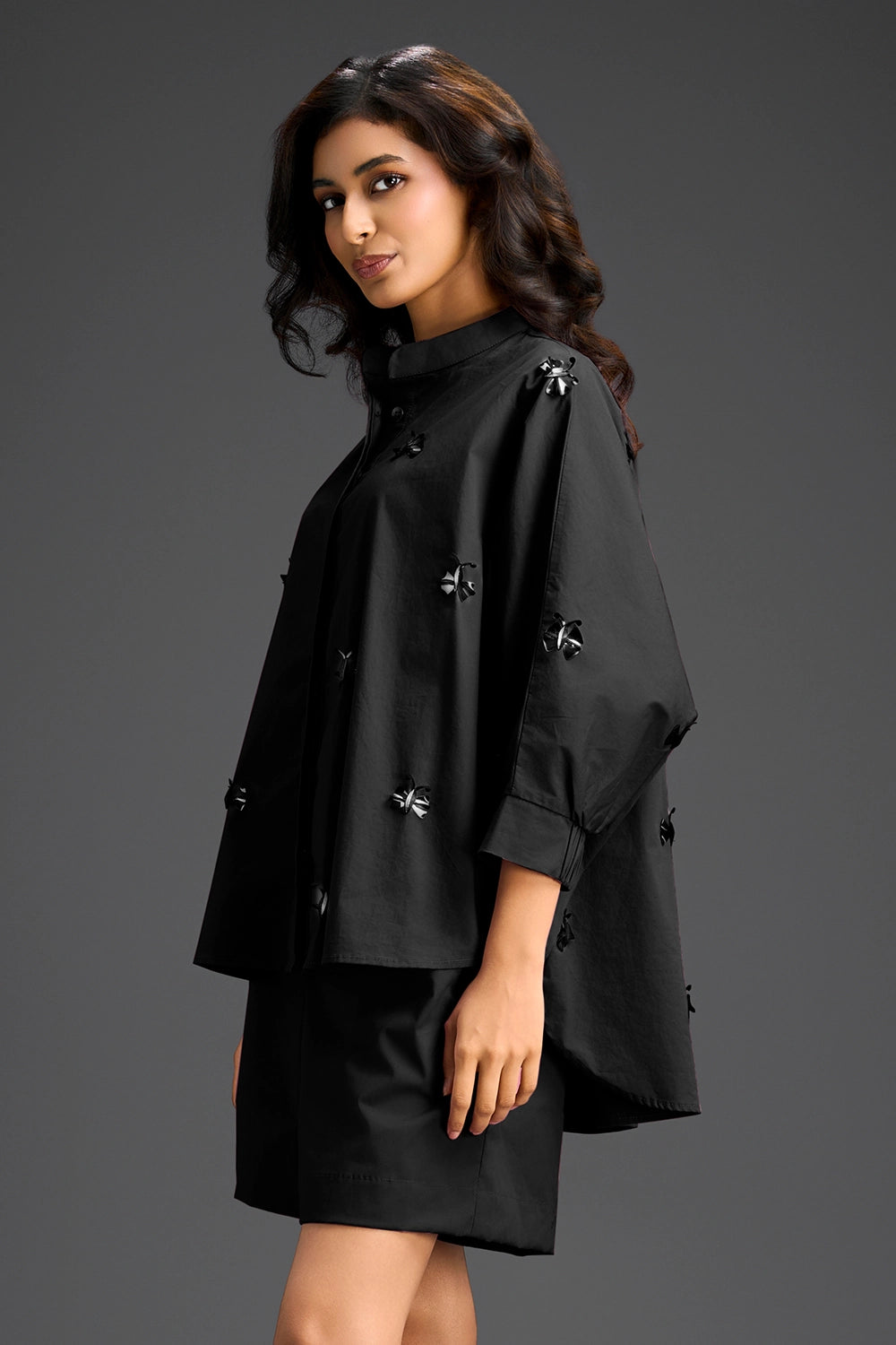 Black Cotton Co-ord Set