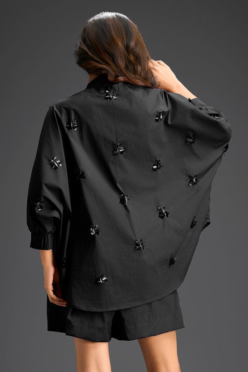 Black Cotton Co-ord Set