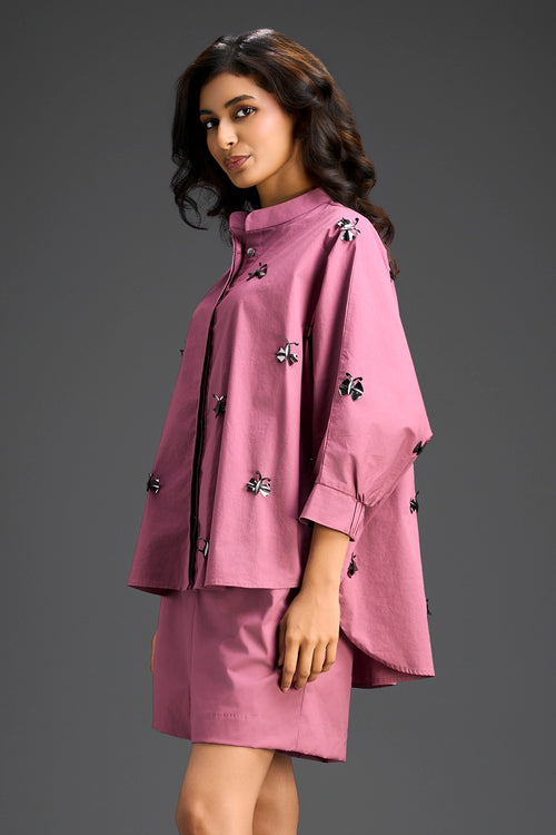 Pink Cotton Co-ord Set
