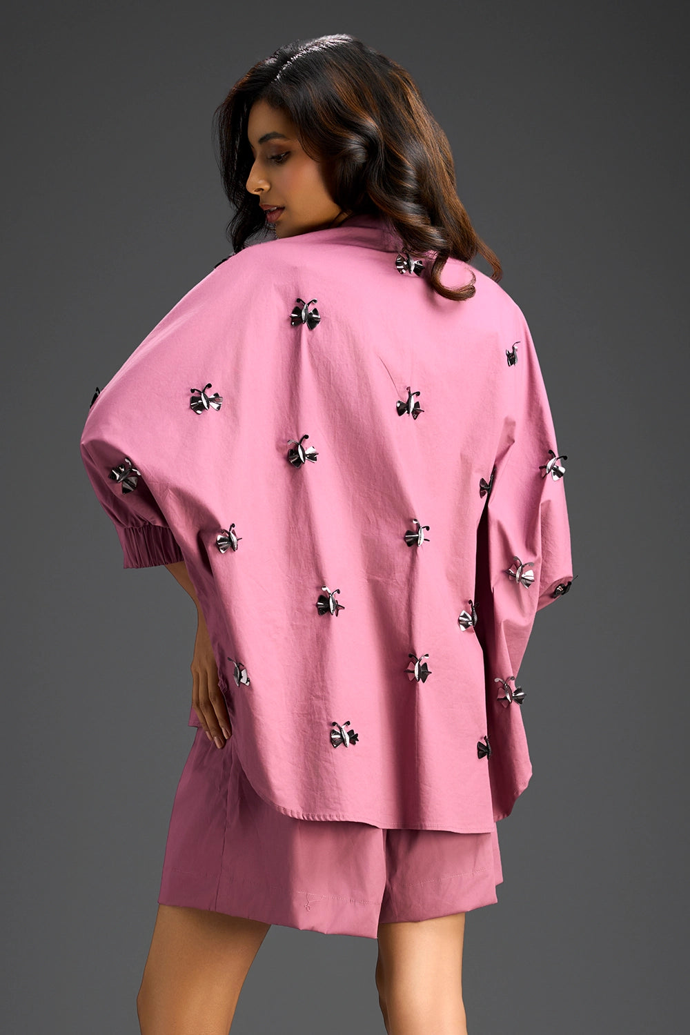 Pink Cotton Co-ord Set