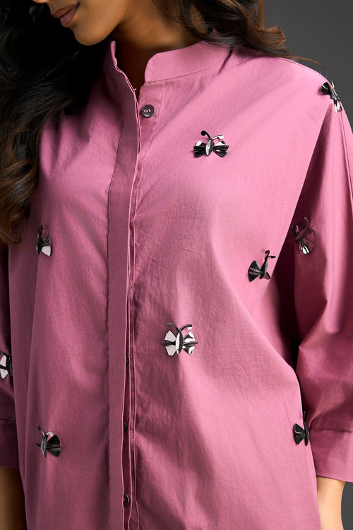 Pink Cotton Co-ord Set