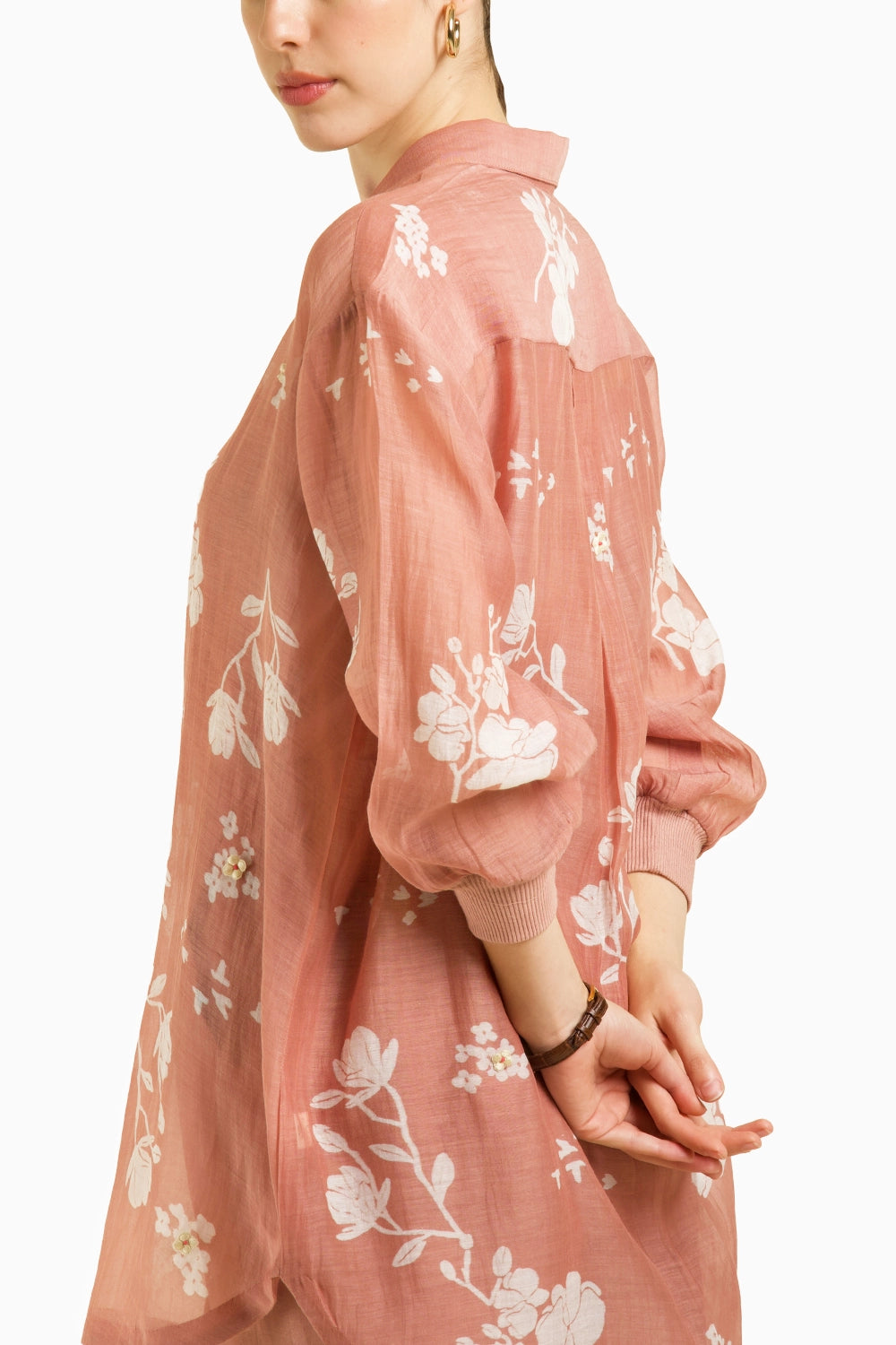 Drop Shoulder Shirt with Straight Pant
