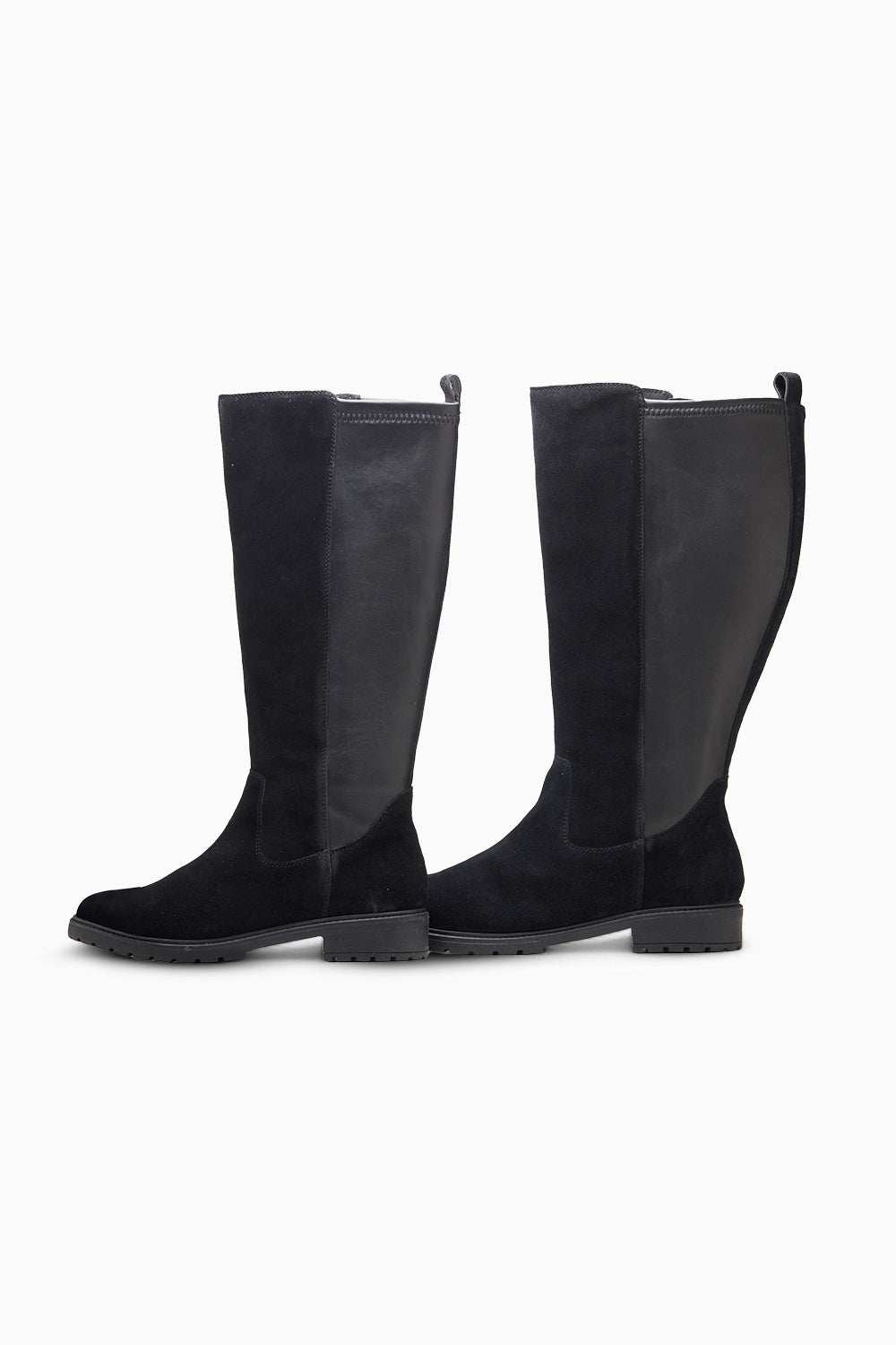 Strech Long Black Boot