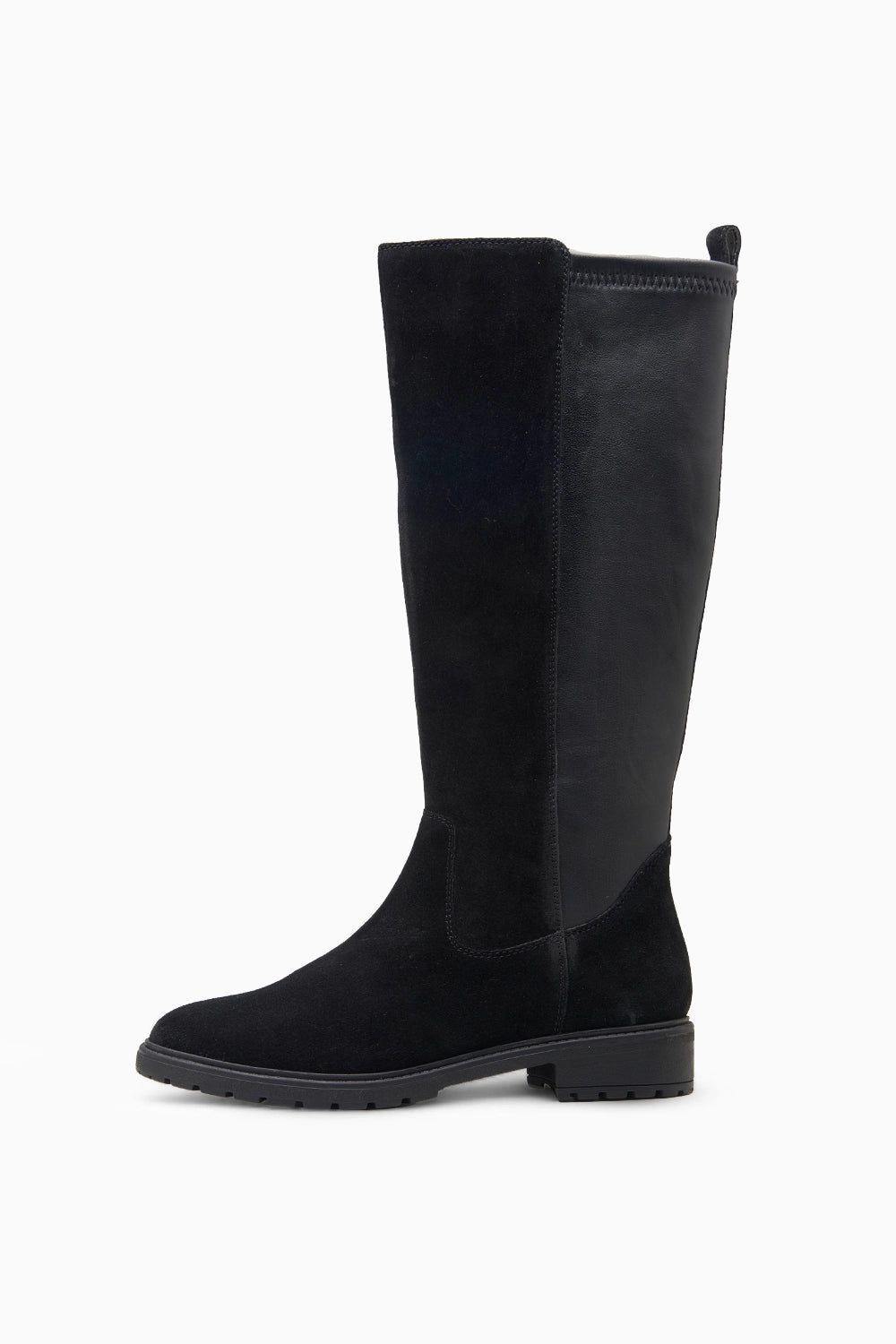 Strech Long Black Boot