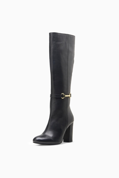 Strut Long Black Boot