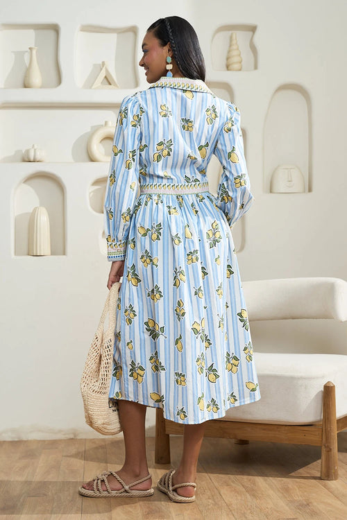 Marina Blue Midi Dress