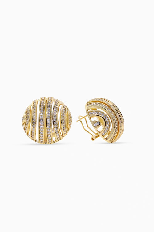 Arc Gold Dome Studs
