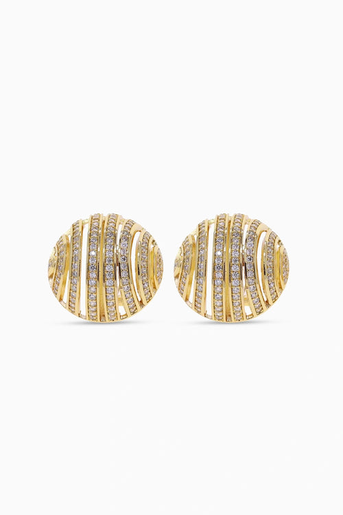 Arc Gold Dome Studs
