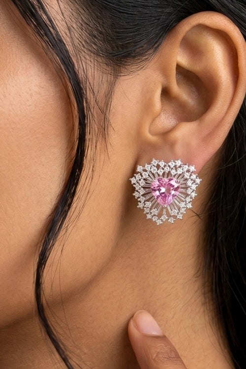 Radiant Heart Studs