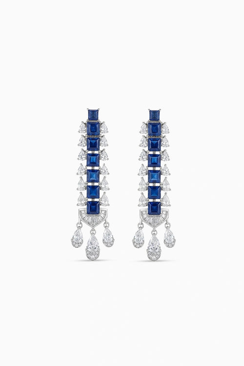Axiom Blue Drop Earrings